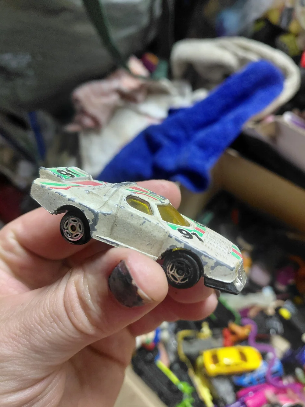 1980s Marz Karz / Summer #S8006 Lancia Stratos Turbo Group #91 die-cast toy car.